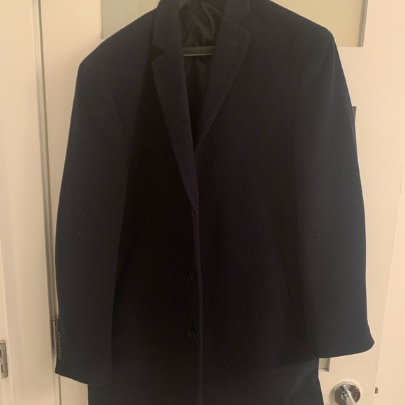 Mens calvin klein blue coat size 42R - Picture 1 of 3